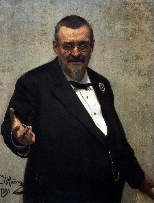 Portrait of a lawyer VD Spasovich, Ilya Repin