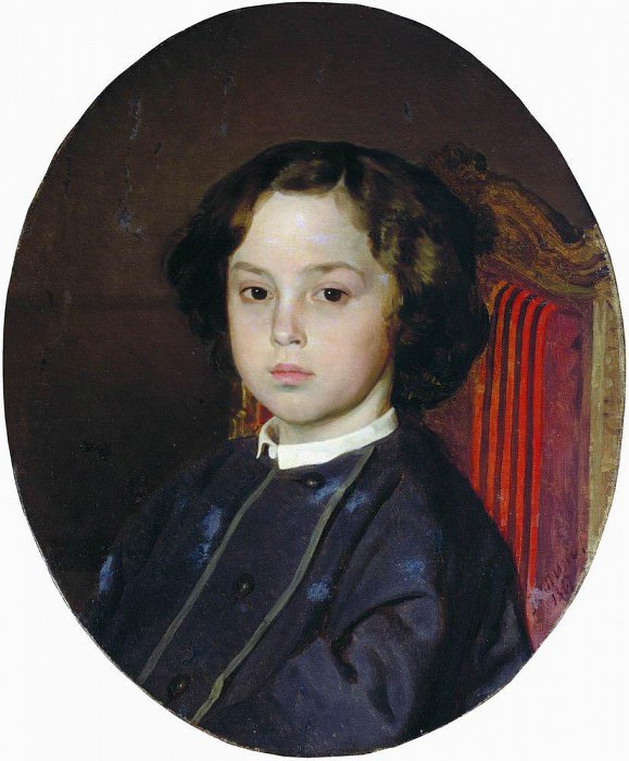 Portrait of a boy, Ilya Repin