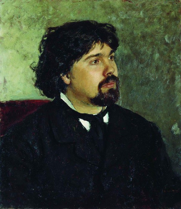 Портрет художника В. И. Сурикова, Илья Ефимович Репин