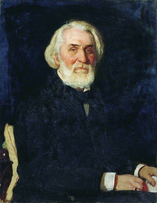 Portrait of Ivan Turgenev , Ilya Repin