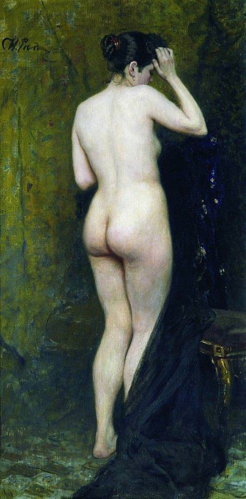 Nude model , Ilya Repin