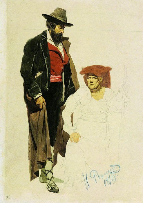 Italian sitter, Ilya Repin