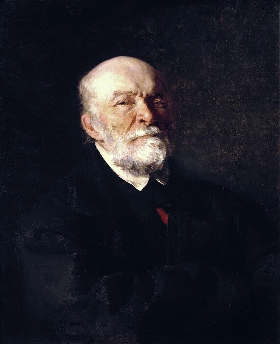 Portrait of the surgeon N.I. Pirogov , Ilya Repin