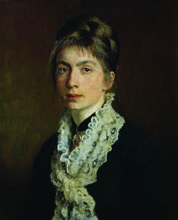 Portrait MP Shevtsova, wife of AA Shevtsov, Ilya Repin