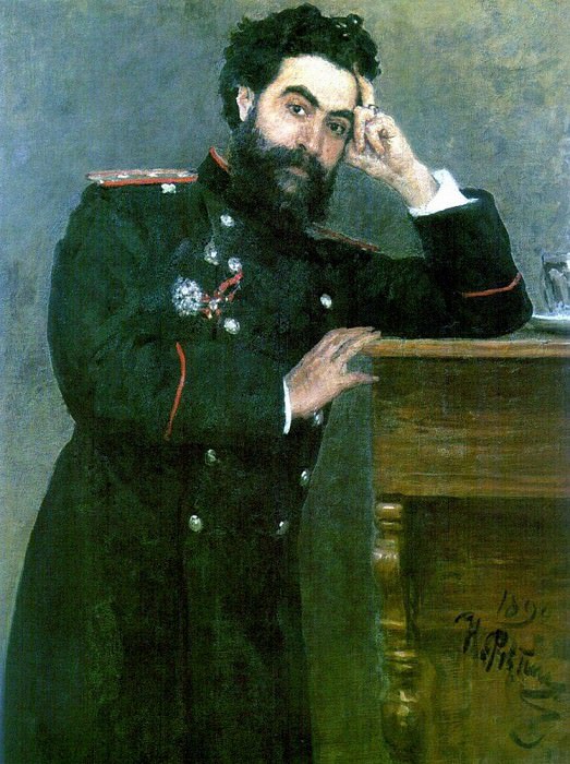 Portrait Tarkhanov, Ilya Repin