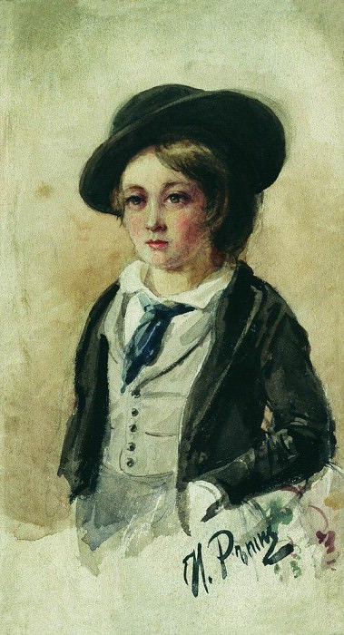 Portrait of a Boy, Ilya Repin