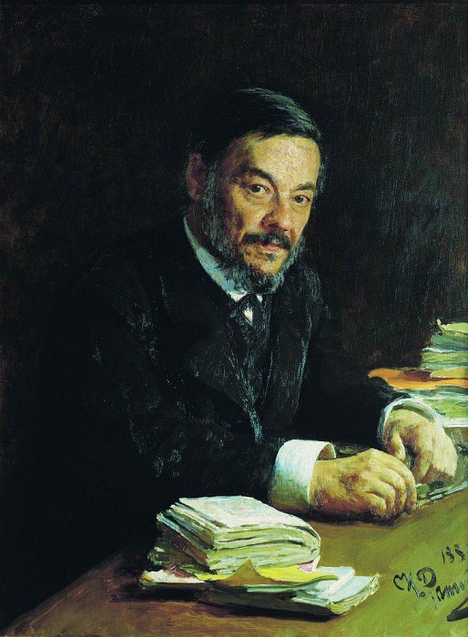Портрет физиолога И. М. Сеченова, Илья Ефимович Репин