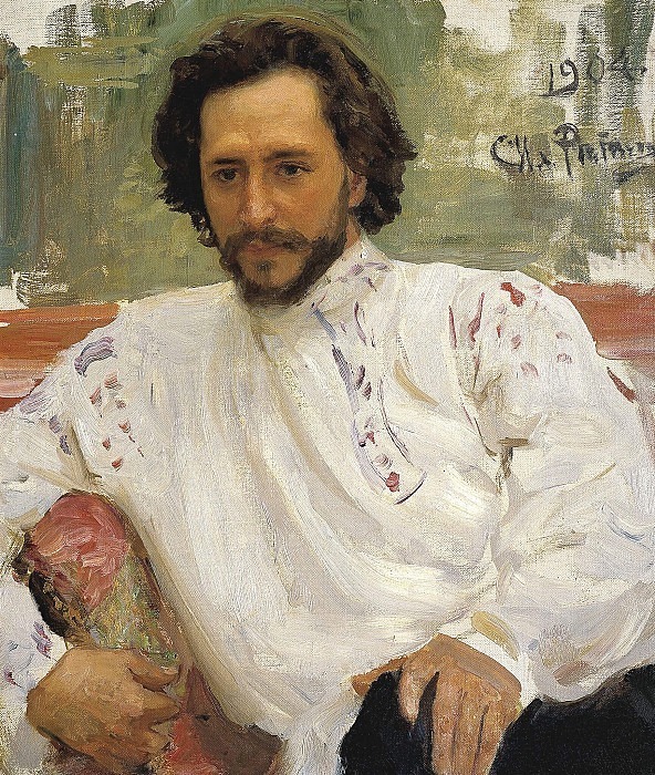 Portrait of Leonid Andreev, Ilya Repin