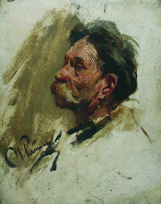 Portrait of a peasant, Ilya Repin