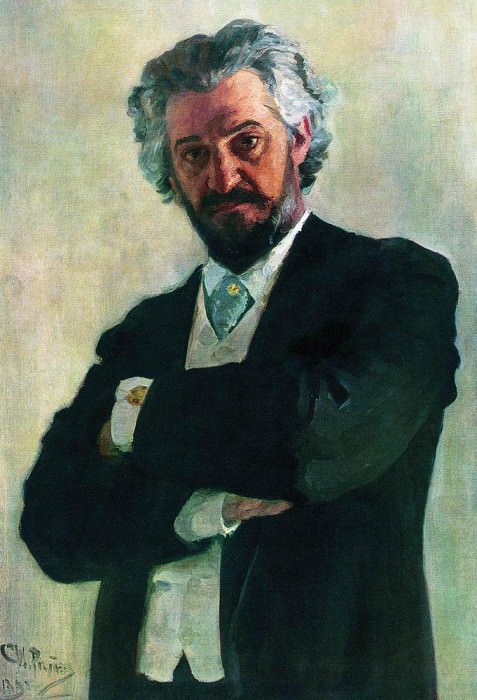 Portrait of a cellist AV Verzhbilov, Ilya Repin
