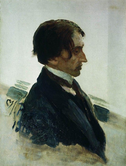 Portrait of the Artist I. Brodsky, Ilya Repin