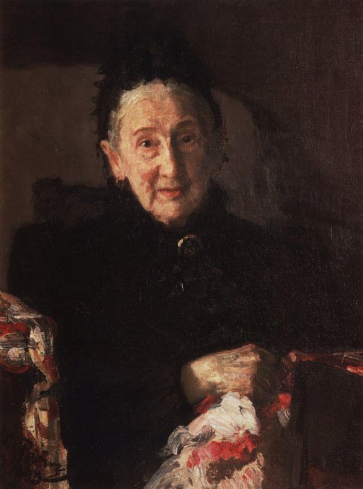 Portrait of LI Shestakova, sister of the composer Mikhail Glinka, Ilya Repin