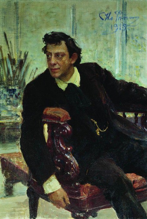 Portrait artist P. Samoilov, Ilya Repin