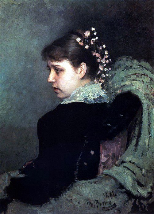 Portrait TA Mamontovaya , Ilya Repin