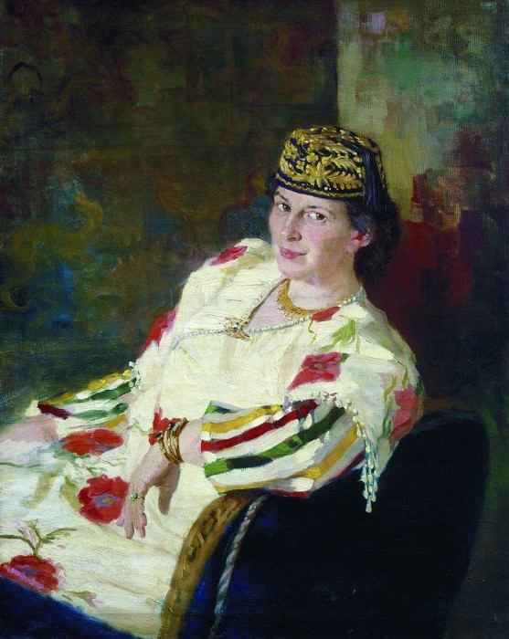 Portrait of MK Olive, Ilya Repin