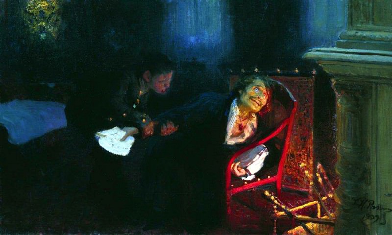 Самосожжение Гоголя, Илья Ефимович Репин