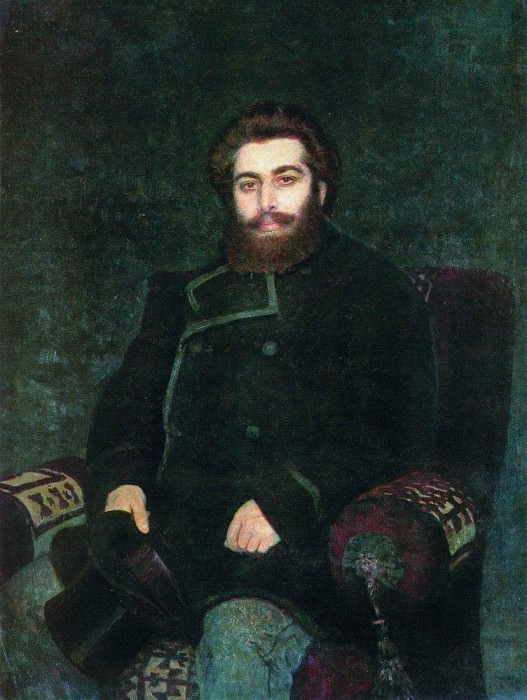 Portrait of the artist AIKuindzhi, Ilya Repin