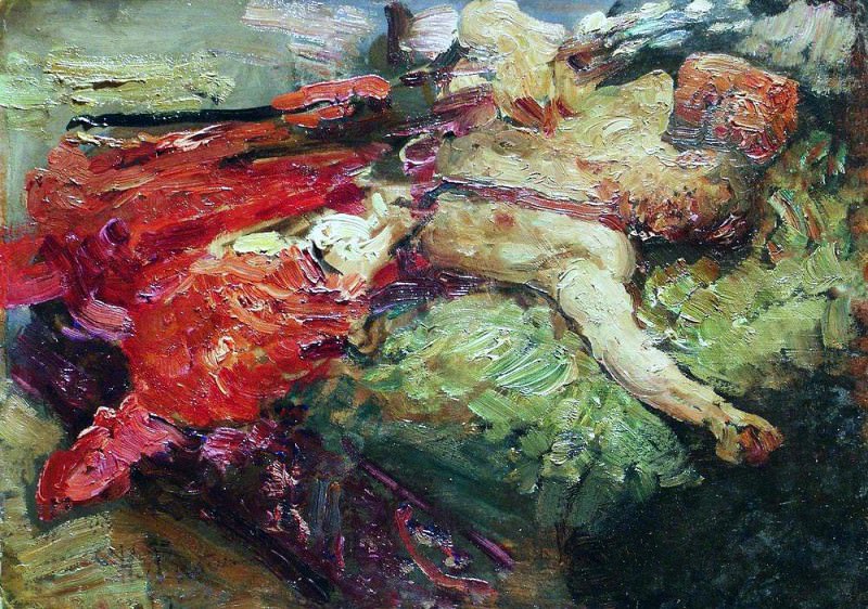 Спящий казак, Илья Ефимович Репин