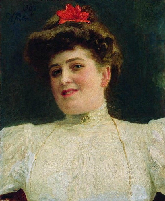 Portrait of a Woman , Ilya Repin
