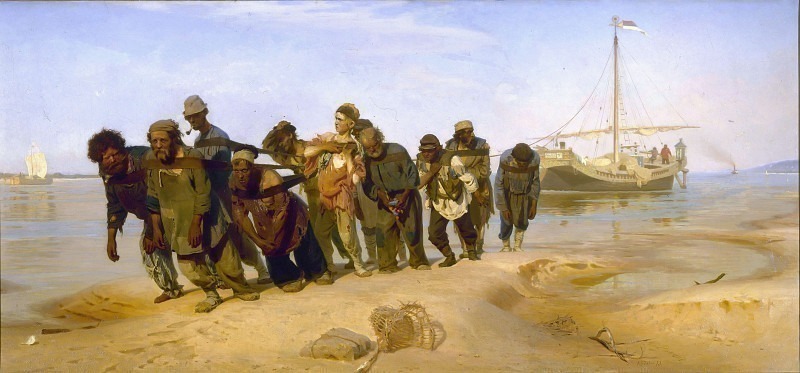 Haulers on the Volga, Ilya Repin