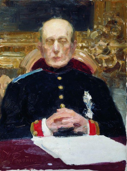 Portrait KP Pobedonostsev, Ilya Repin