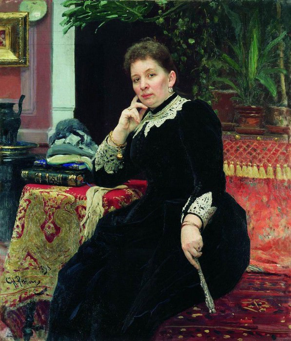 Portrait O. Alexandrova – Gaines, Ilya Repin