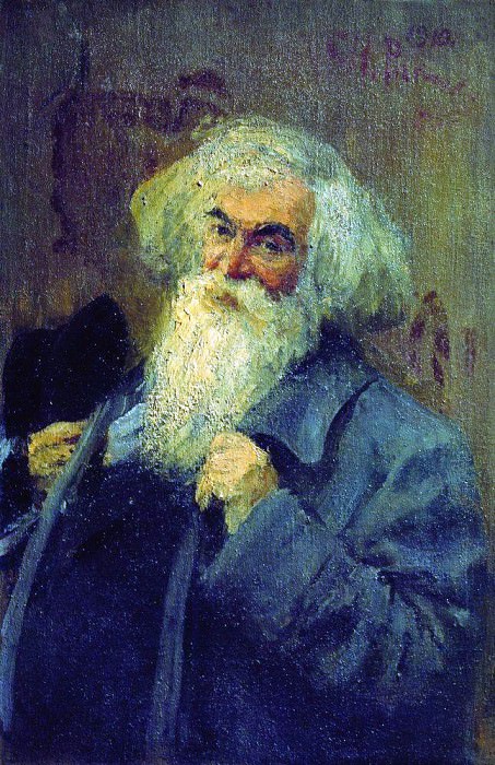 Portrait of the writer Ivan Yasinskii, Ilya Repin