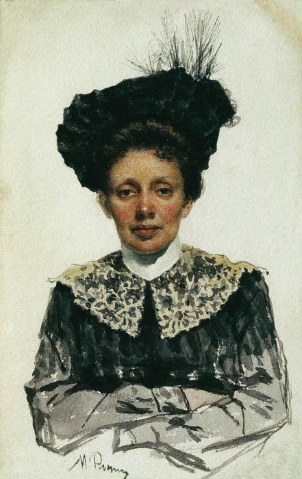 Portrait of an Unknown, Ilya Repin