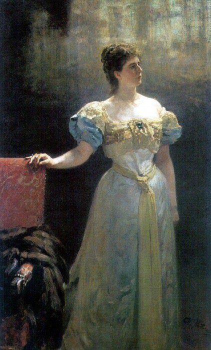Portrait of Princess Tenisheva, Ilya Repin