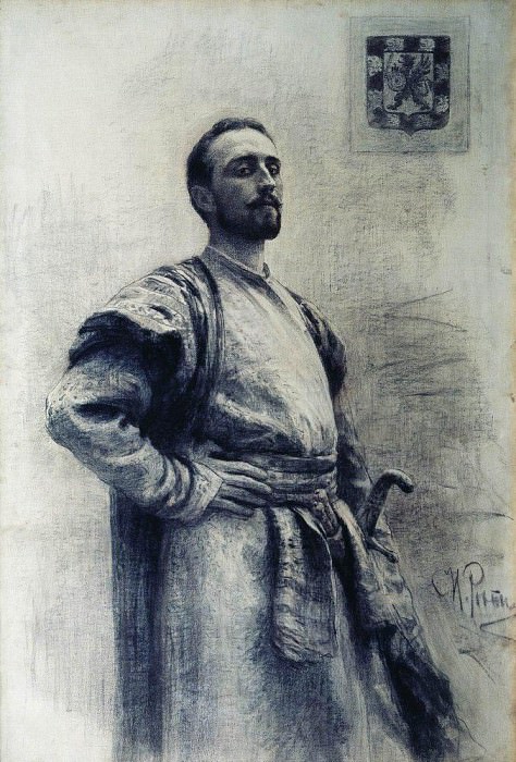 Portrait Romanova, Ilya Repin