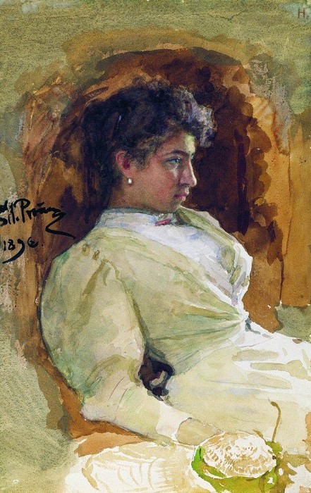 Portrait of Ilya Repin, Ilya Repin