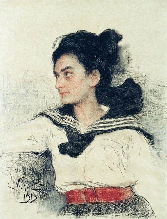 Portrait MO Levenfeld, Ilya Repin