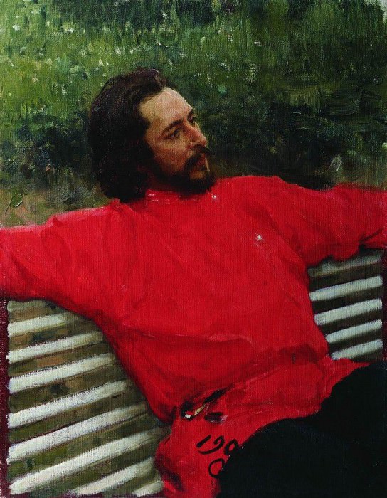 Portrait LN Andreeva , Ilya Repin