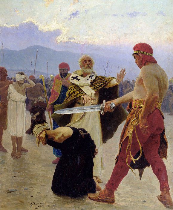 Saint Nicholas Of Myra Saves Three Innocents From Death, Ilya Repin