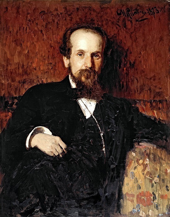 Portrait of the artist P.P. Chistyakov, Ilya Repin