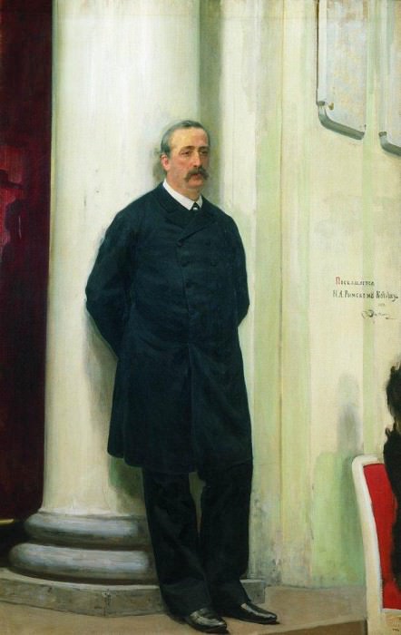 Portrait of the composer and chemist Alexander Borodin, Ilya Repin