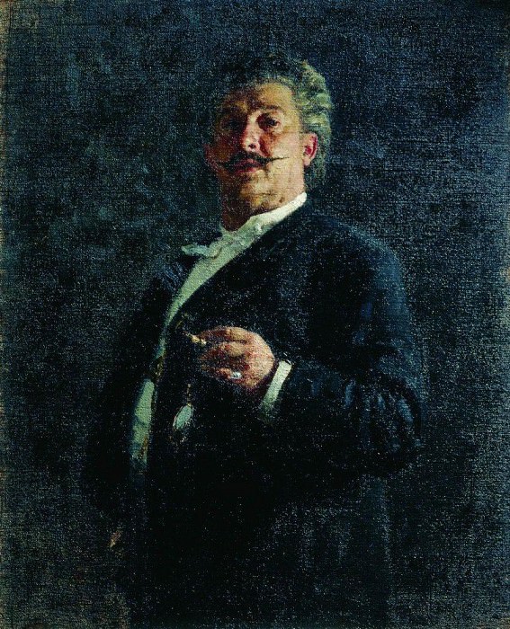 Portrait MO Mikeshin, Ilya Repin