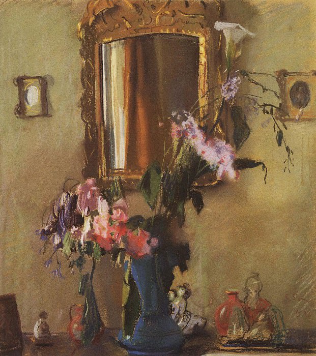 Still life. Interior, Konstantin Andreevich Somov