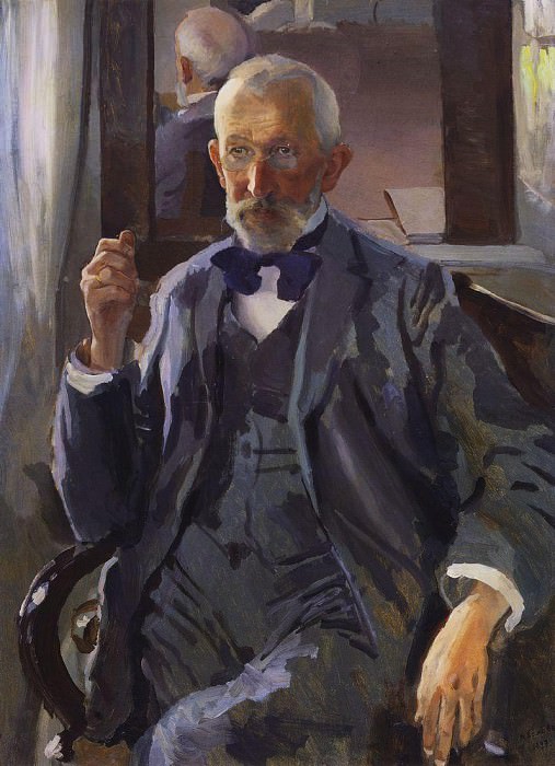 Portrait of A. I. Somov, the artist’s father, Konstantin Andreevich Somov