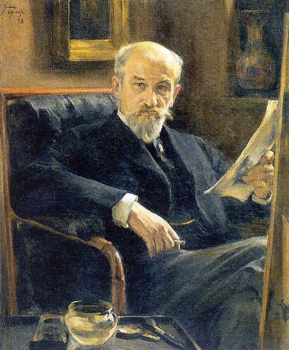 Portrait of Andrei Ivanovich Somov, Konstantin Andreevich Somov