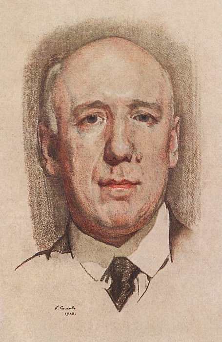 Portrait of F. K. Sologub, Konstantin Andreevich Somov