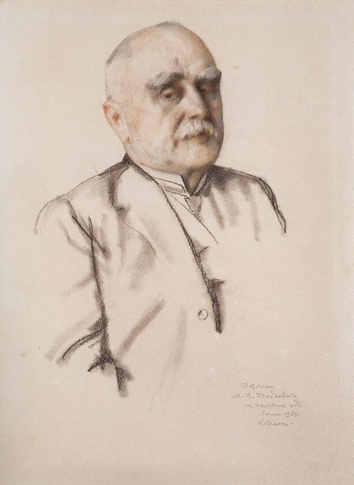 Portrait of M.V. Braikevich, Konstantin Andreevich Somov