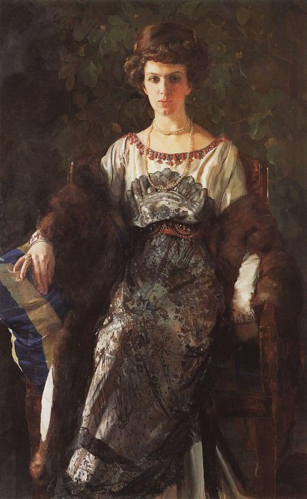 Portrait of E. P. Nosova, Konstantin Andreevich Somov