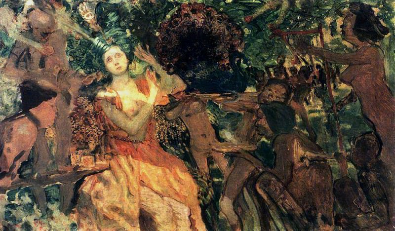 Lyudmila in the garden of Chernomor. On the plot of the poem by A. S. Pushkin Ruslan and Lyudmila, Konstantin Andreevich Somov