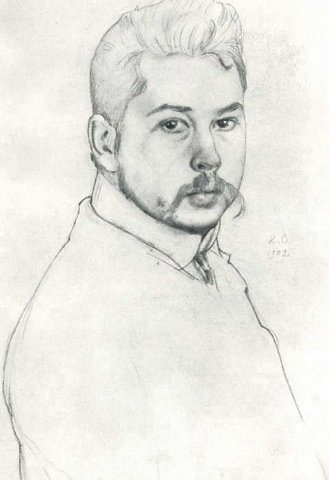 Self-portrait, Konstantin Andreevich Somov
