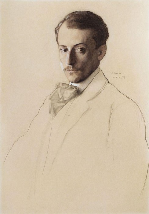 Portrait of E. E. Lansere, Konstantin Andreevich Somov