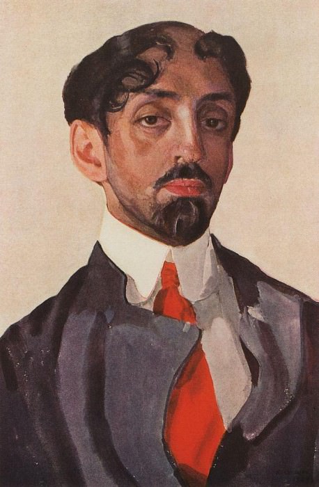 Portrait of M. A. Kuzmin, Konstantin Andreevich Somov