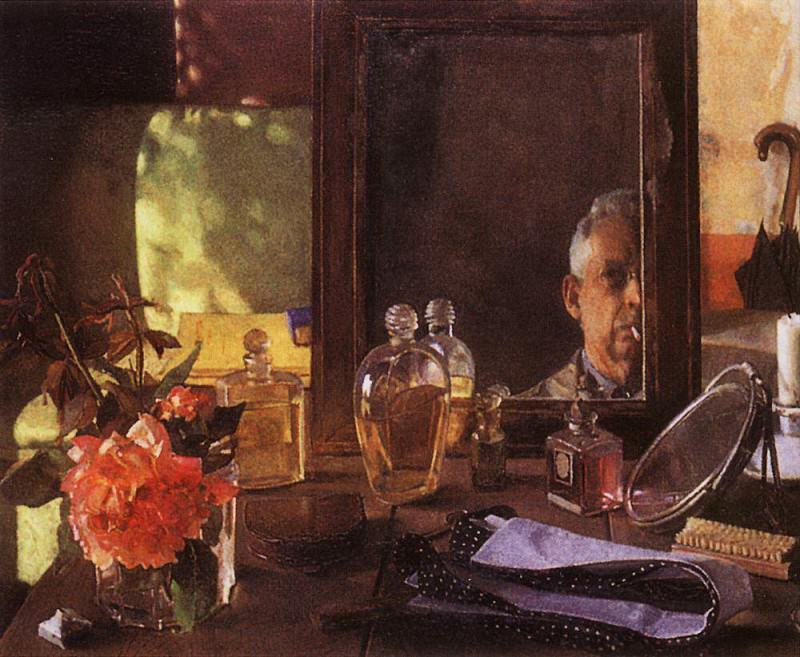 Автопортрет в зеркале, Сомов Константин Андреевич