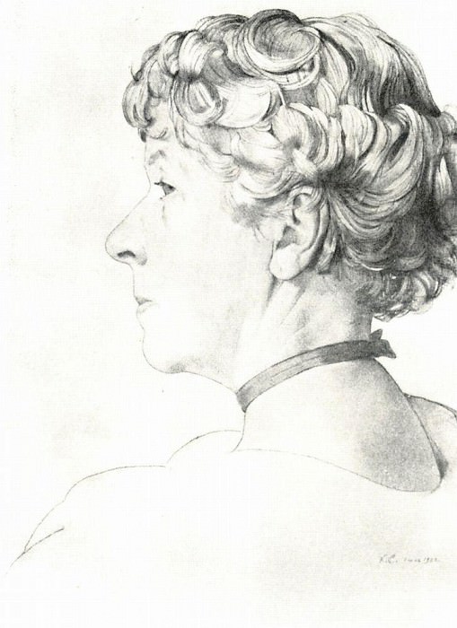 Portrait of A. A. Somova-Mikhailova, Konstantin Andreevich Somov