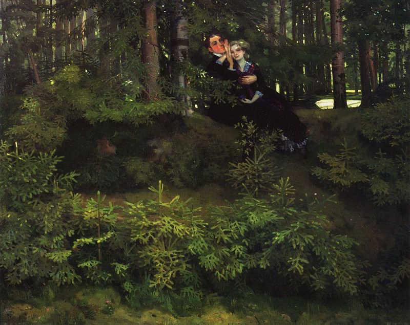 In the woods, Konstantin Andreevich Somov